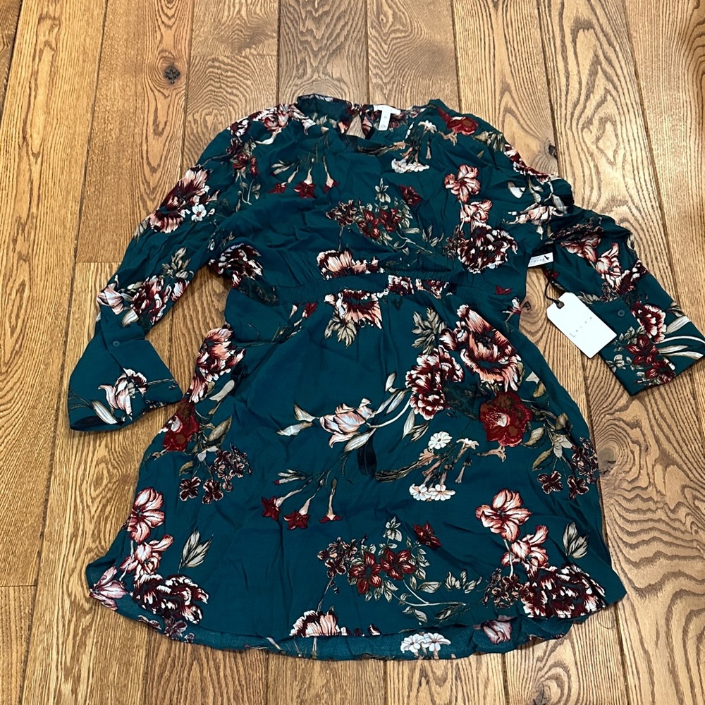 Green Floral Dress